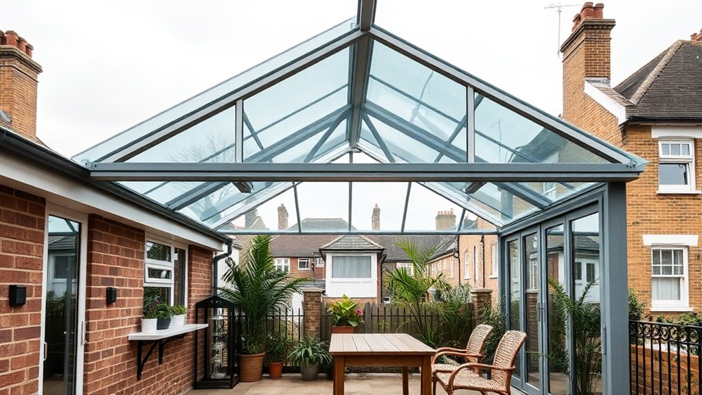 Lean-To Glazing Mill Hill