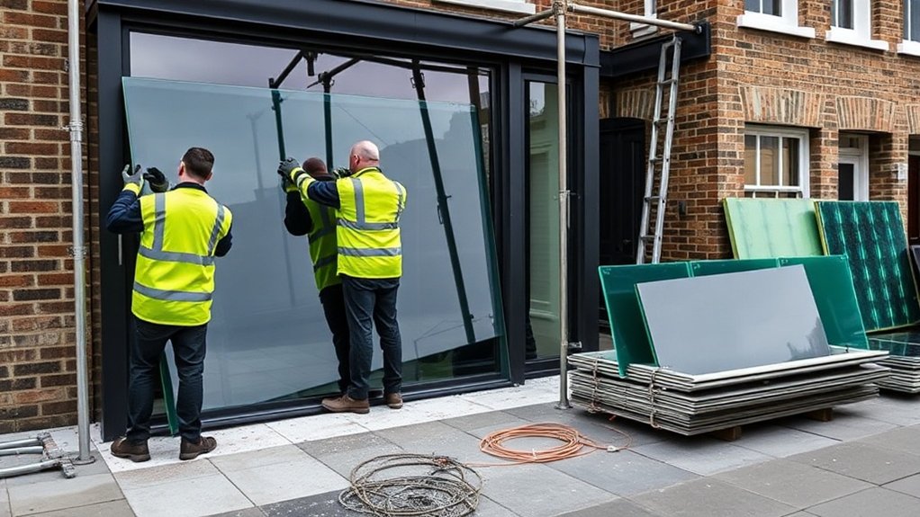 Low-E Glass Installation Mill Hill
