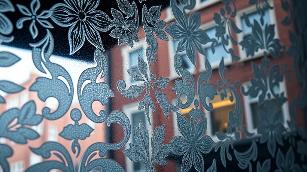 Patterned Decorative Glass Mill Hill
