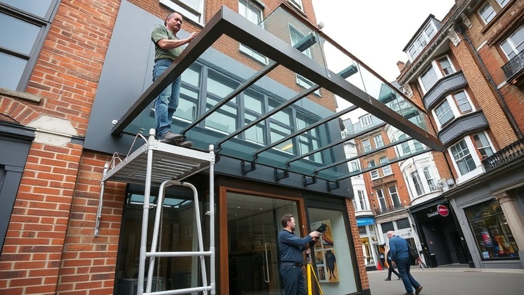 Shopfront Canopy Mill Hill